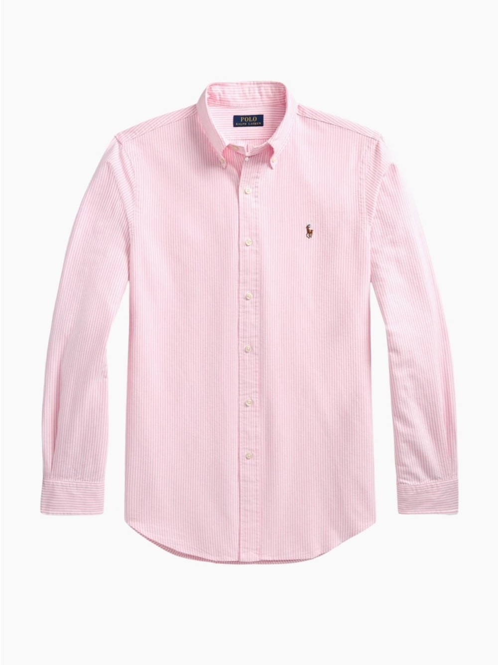 Ralph Lauren Pink Striped Button-Down Shirt 17 34/35